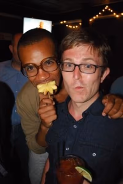 Armand Fields and Cameron Johnson Photo